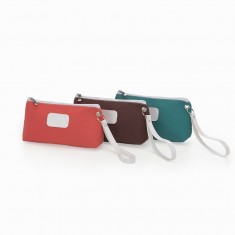 Necessaire pequena em várias cores com forro floral ou liso